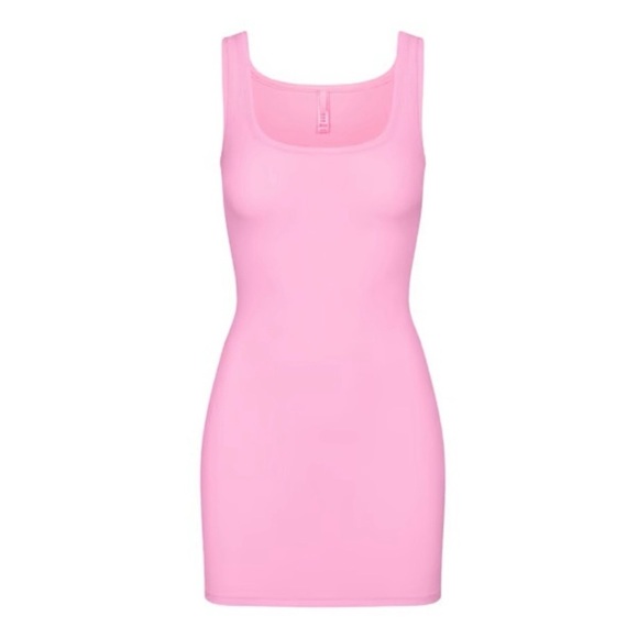 SKIMS Dresses & Skirts - Skims Soft Lounge Mini Dress in Cotton Candy Limited Edition